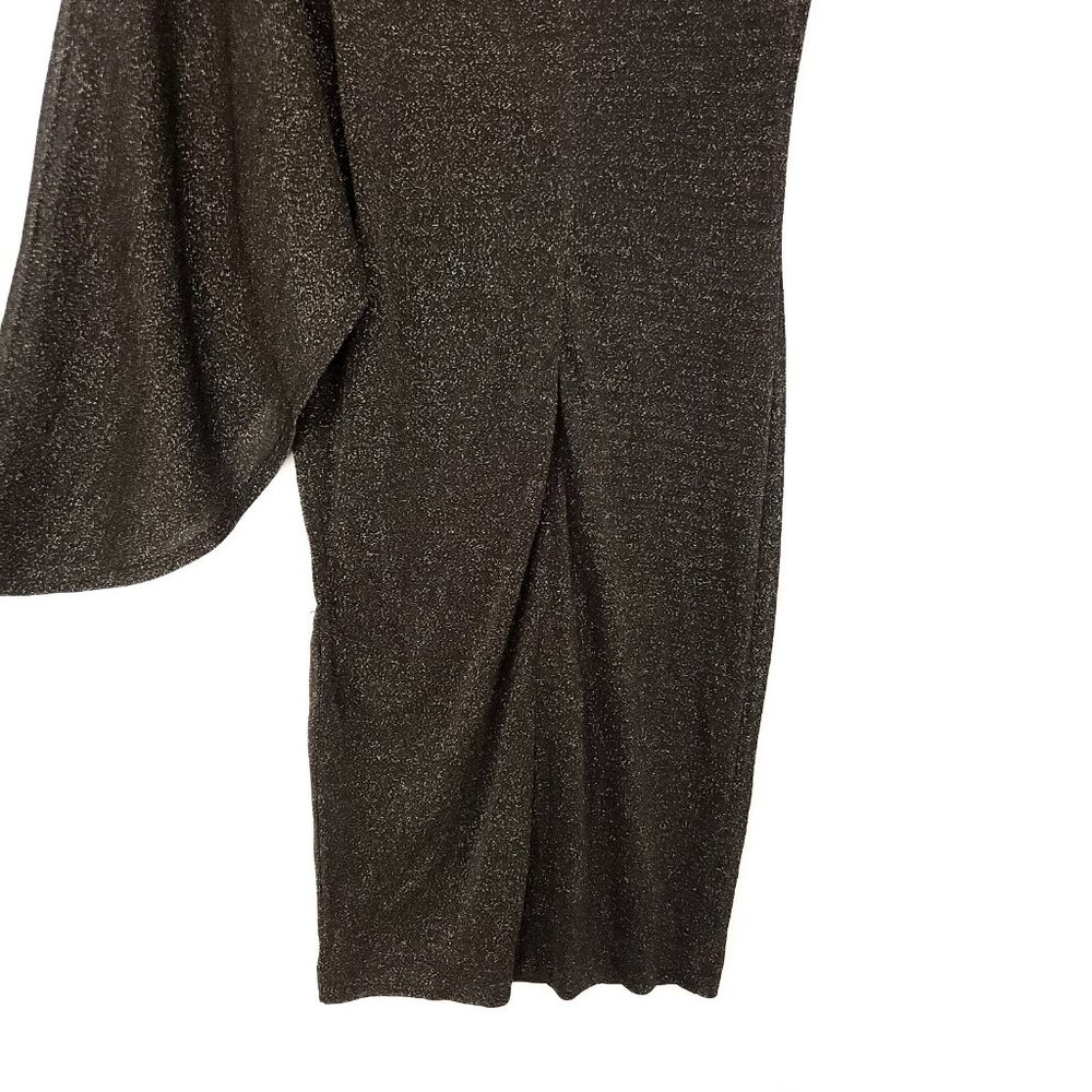 Ted Baker Monyca Draped One Shoulder Cover Up Size 0 Sheer Outer Layer Only - Picture 6 of 15